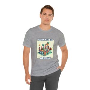 Chillin' In The 305 / Men's Miami Pixel T-shirt - Imagen 126