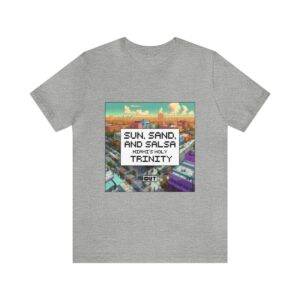 Sun, Sand and Salsa / Men's Miami Pixel T-shirt - Image 122