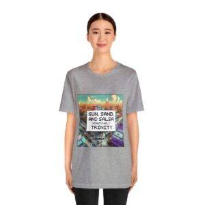 Sun, Sand and Salsa / Men's Miami Pixel T-shirt - Image 124