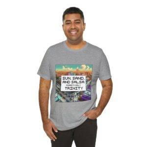 Sun, Sand and Salsa / Men's Miami Pixel T-shirt - Image 128