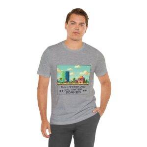 Sun-kissed and Saltwater / Men's Miami Pixel T-shirt - Image 126