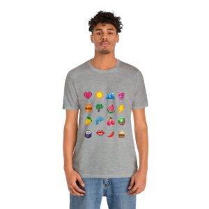 Tropical Fruits / Men's Miami Pixel T-shirt - Imagen 121