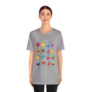 Tropical Fruits / Men's Miami Pixel T-shirt - Imagen 124