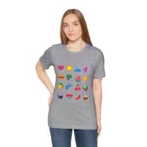 Tropical Fruits / Men's Miami Pixel T-shirt - Imagen 125
