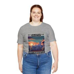 Mojitos, not mosquitos / Men's Miami Pixel T-shirt - Imagen 127