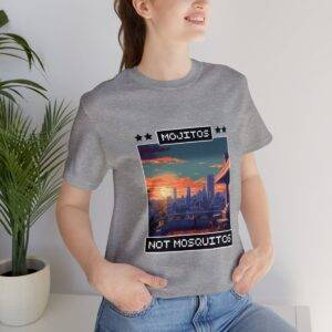 Mojitos, not mosquitos / Men's Miami Pixel T-shirt - Imagen 129
