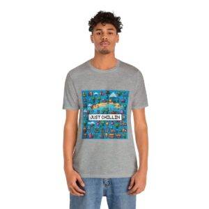 Just Chillin / Men's Miami Pixel T-shirt - Imagen 121