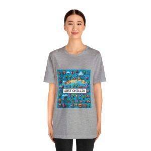 Just Chillin / Men's Miami Pixel T-shirt - Imagen 124