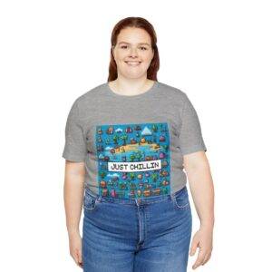 Just Chillin / Men's Miami Pixel T-shirt - Imagen 127