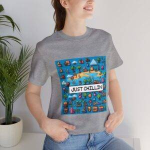 Just Chillin / Men's Miami Pixel T-shirt - Imagen 129