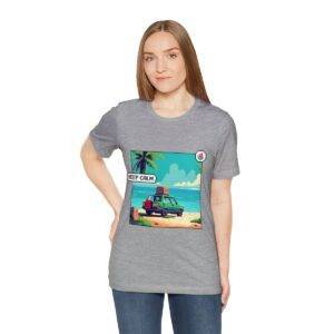Keep Calm / Men's Miami Pixel T-shirt - Image 125