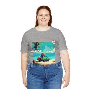 Keep Calm / Men's Miami Pixel T-shirt - Image 127
