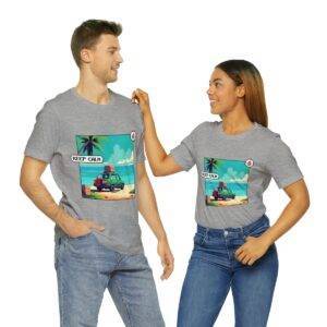 Keep Calm / Men's Miami Pixel T-shirt - Image 130