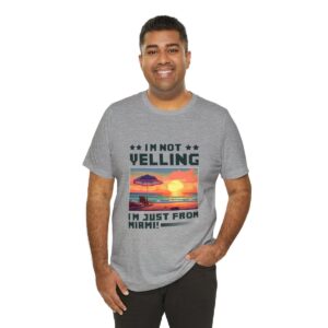 I'm not yelling / Men's Miami Pixel T-shirt - Image 128