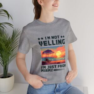 I'm not yelling / Men's Miami Pixel T-shirt - Image 129