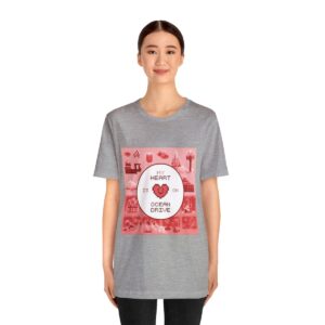 My Heart is on Ocean Drive / Men's Miami Pixel T-shirt - Imagen 136