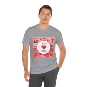 My Heart is on Ocean Drive / Men's Miami Pixel T-shirt - Imagen 138