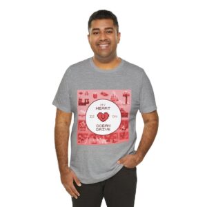 My Heart is on Ocean Drive / Men's Miami Pixel T-shirt - Imagen 140