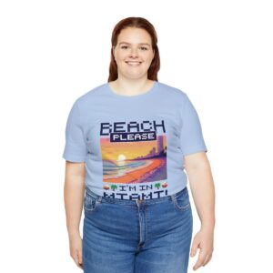 Beach please! I'm in Miami / Men's Miami Pixel T-shirt - Imagen 115