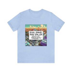 Sun, Sand and Salsa / Men's Miami Pixel T-shirt - Image 110