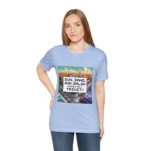 Sun, Sand and Salsa / Men's Miami Pixel T-shirt - Image 113