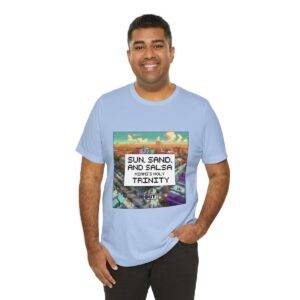 Sun, Sand and Salsa / Men's Miami Pixel T-shirt - Image 116