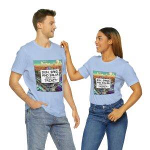 Sun, Sand and Salsa / Men's Miami Pixel T-shirt - Image 118