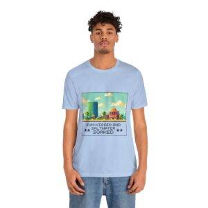 Sun-kissed and Saltwater / Men's Miami Pixel T-shirt - Image 109