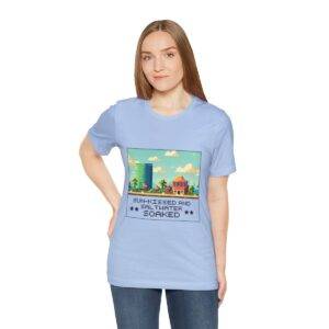 Sun-kissed and Saltwater / Men's Miami Pixel T-shirt - Image 113