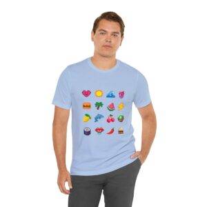 Tropical Fruits / Men's Miami Pixel T-shirt - Imagen 114