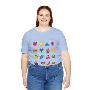 Tropical Fruits / Men's Miami Pixel T-shirt - Imagen 115