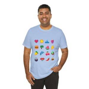 Tropical Fruits / Men's Miami Pixel T-shirt - Imagen 116