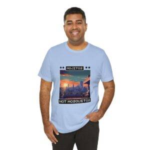 Mojitos, not mosquitos / Men's Miami Pixel T-shirt - Imagen 116