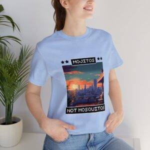 Mojitos, not mosquitos / Men's Miami Pixel T-shirt - Imagen 117