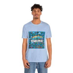 Just Chillin / Men's Miami Pixel T-shirt - Imagen 109