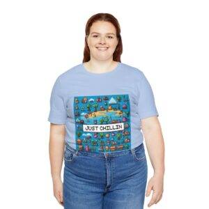 Just Chillin / Men's Miami Pixel T-shirt - Imagen 115