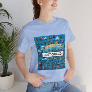 Just Chillin / Men's Miami Pixel T-shirt - Imagen 117