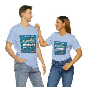 Just Chillin / Men's Miami Pixel T-shirt - Imagen 118
