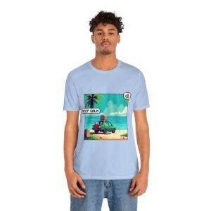 Keep Calm / Men's Miami Pixel T-shirt - Image 109