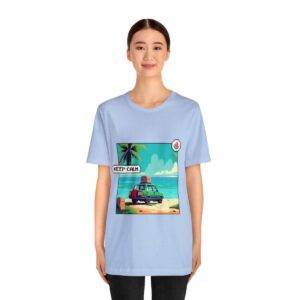 Keep Calm / Men's Miami Pixel T-shirt - Image 112