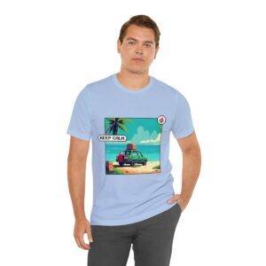 Keep Calm / Men's Miami Pixel T-shirt - Image 114