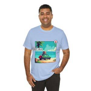 Keep Calm / Men's Miami Pixel T-shirt - Image 116