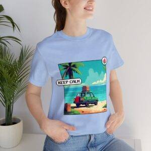 Keep Calm / Men's Miami Pixel T-shirt - Image 117