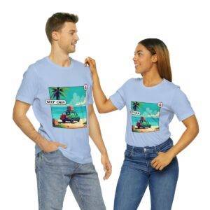 Keep Calm / Men's Miami Pixel T-shirt - Image 118