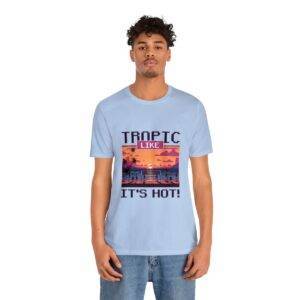 Tropic like it's hot / Men's Miami Pixel T-shirt - Imagen 109