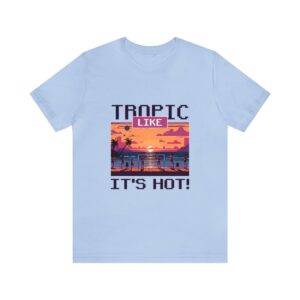 Tropic like it's hot / Men's Miami Pixel T-shirt - Imagen 110