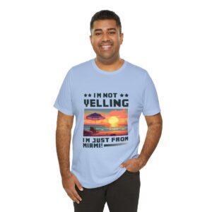 I'm not yelling / Men's Miami Pixel T-shirt - Image 116