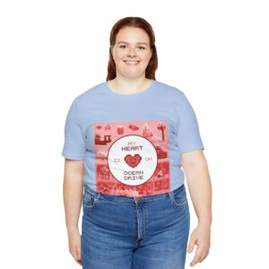 My Heart is on Ocean Drive / Men's Miami Pixel T-shirt - Imagen 127