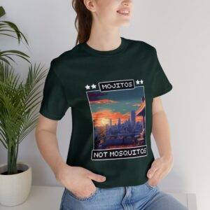 Mojitos, not mosquitos / Men's Miami Pixel T-shirt - Imagen 93