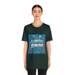 Just Chillin / Men's Miami Pixel T-shirt - Imagen 88